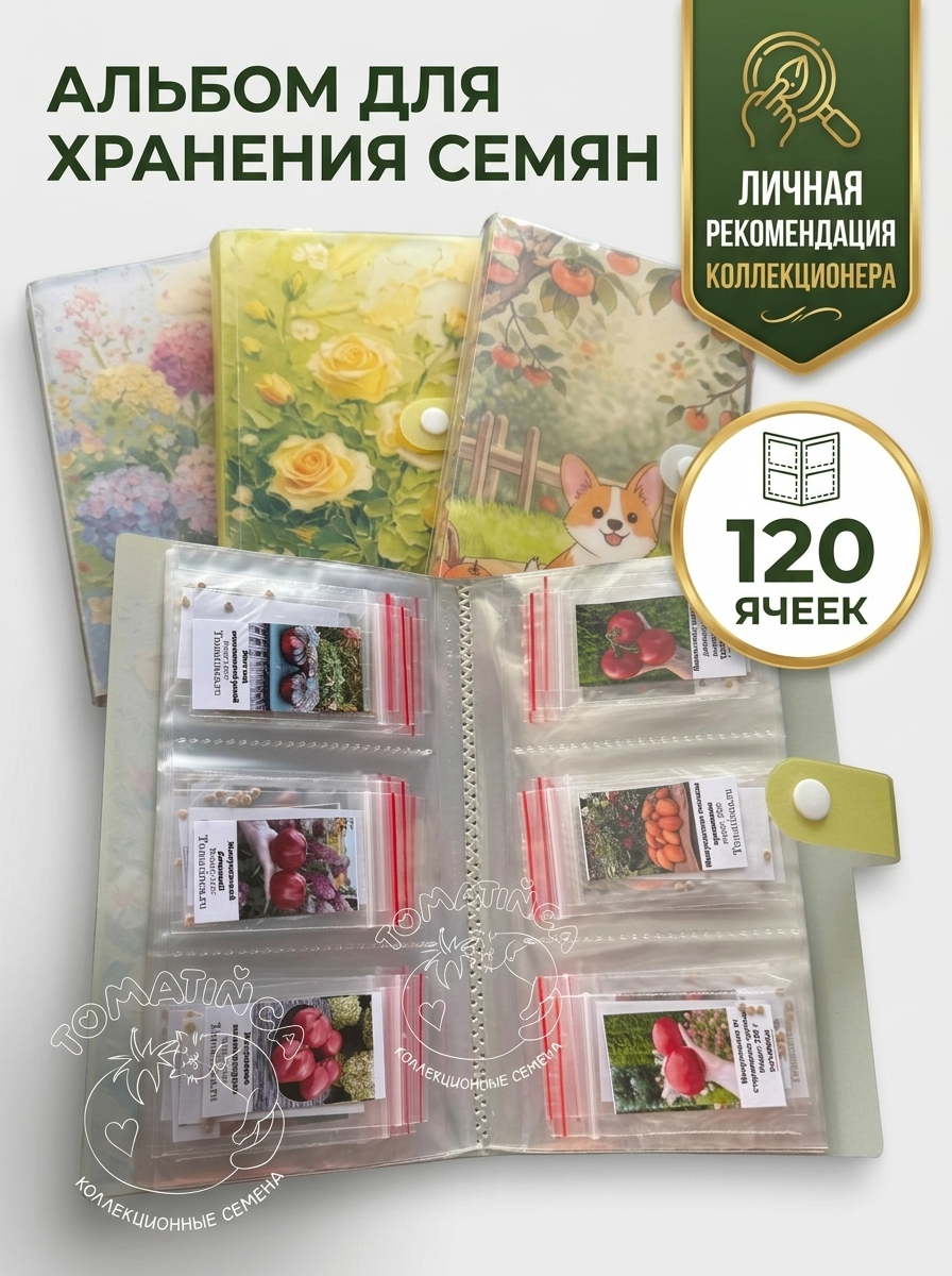 Альбомчики для хранения семян